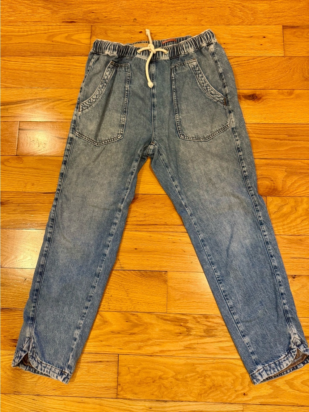 Pilcro Ultra High-Rise Relaxed Pull-On Jeans